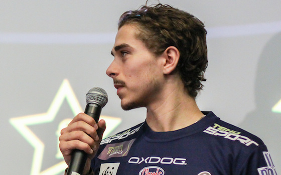 Ruotsin junioripelaaja 2013, Jesper Kivipaasi on yksi mielenkiintoisimmista junioreista alkavalla kaudella. Kuva: Mika Hilska