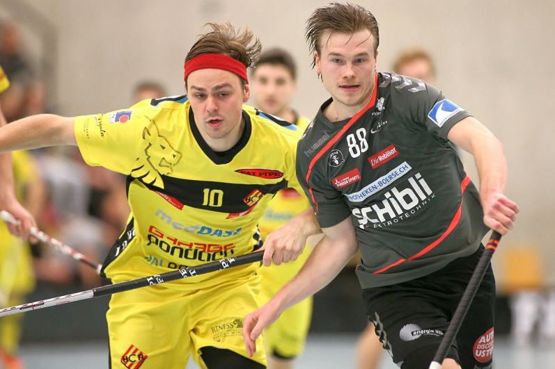 Yltääkö Markus Kulmalan UHC Uster pudotuspeleihin? Kuva: Severin Binkert / Unihockey.ch