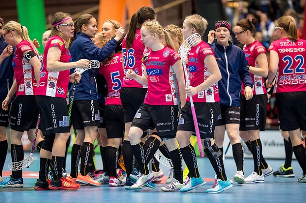 Classic voitti naisten Salibandyliigan runkosarjan. Kuva: Jari Turunen