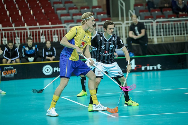 Kim Nilssonista tuli MM-turnauksen aikana kaikkien aikojen tehokkain ruotsalaispelaaja. Kuva: IFF