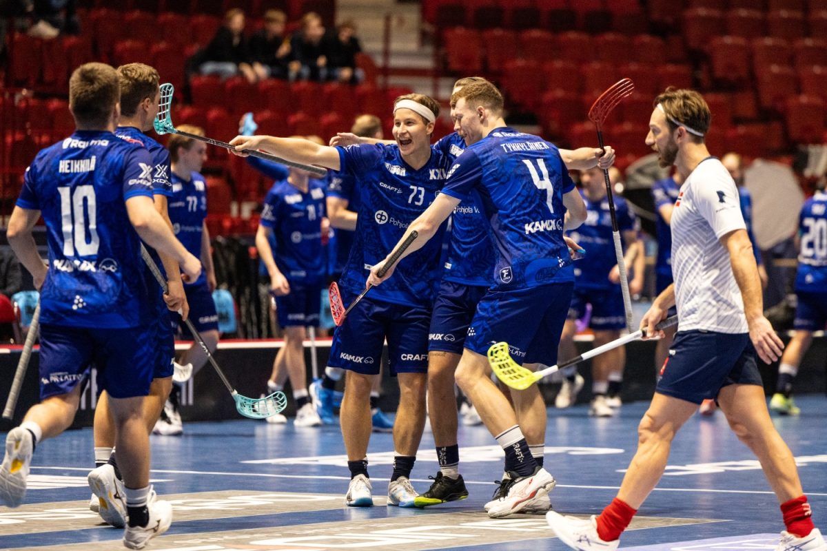MM-kisojen Suomi-Norja-ottelu oli toinen tutkinnan aiheuttaneista otteluista. / Kuva: Juha Hautakangas/salibandy.fi